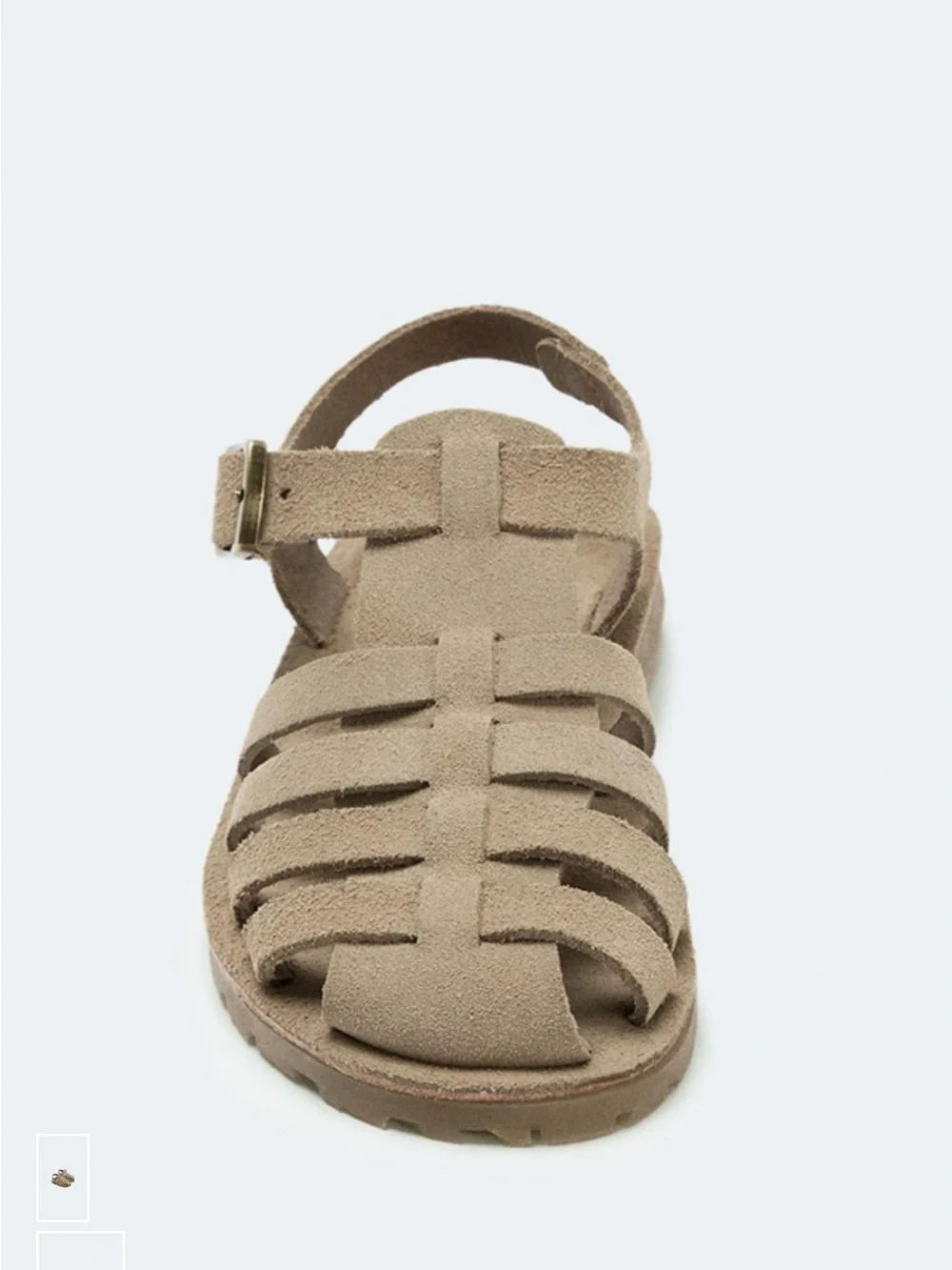 Zara Kids Unisex Leather Fishnan Sandals
